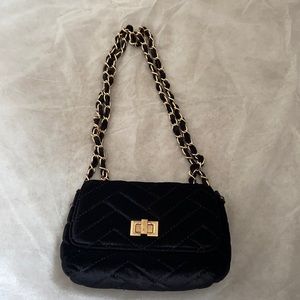 Small black crossbody bag